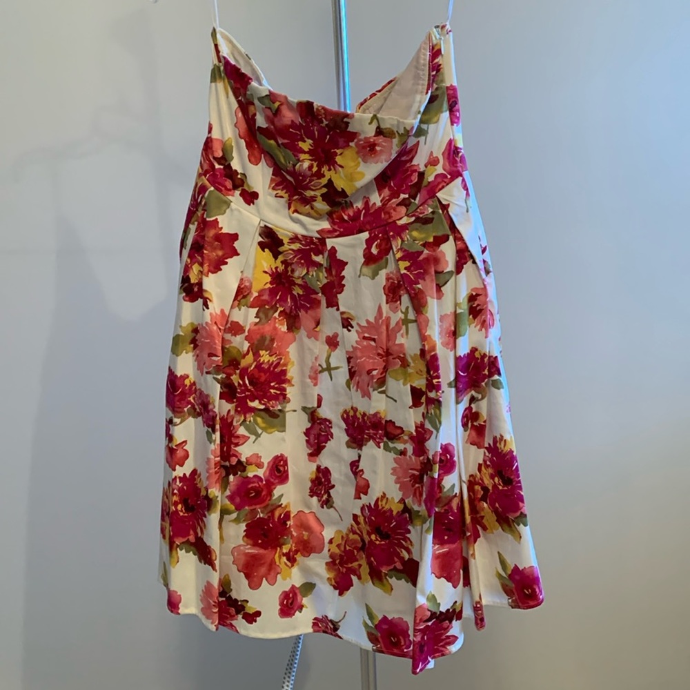 Charlotte Russell Strapless Mini Dress